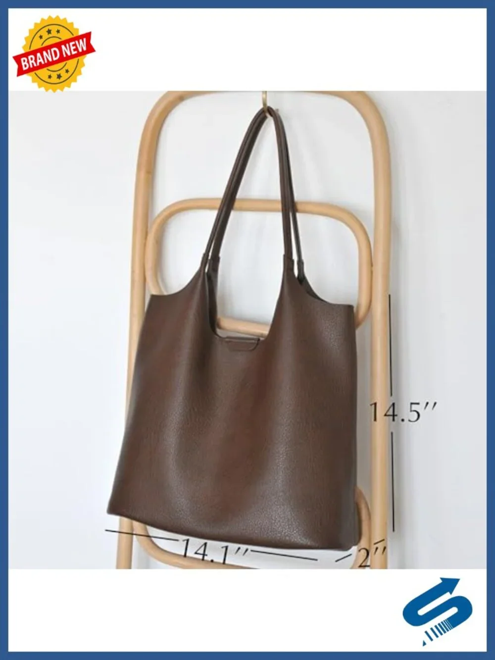 Faux Leather Hobo Tote Bag for Women Travel Everyday Shoulder Purse